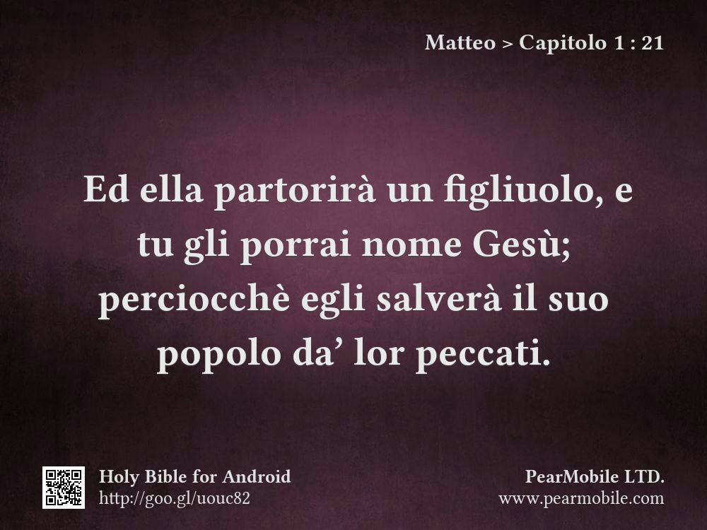 Matteo, Capitolo 1:21
